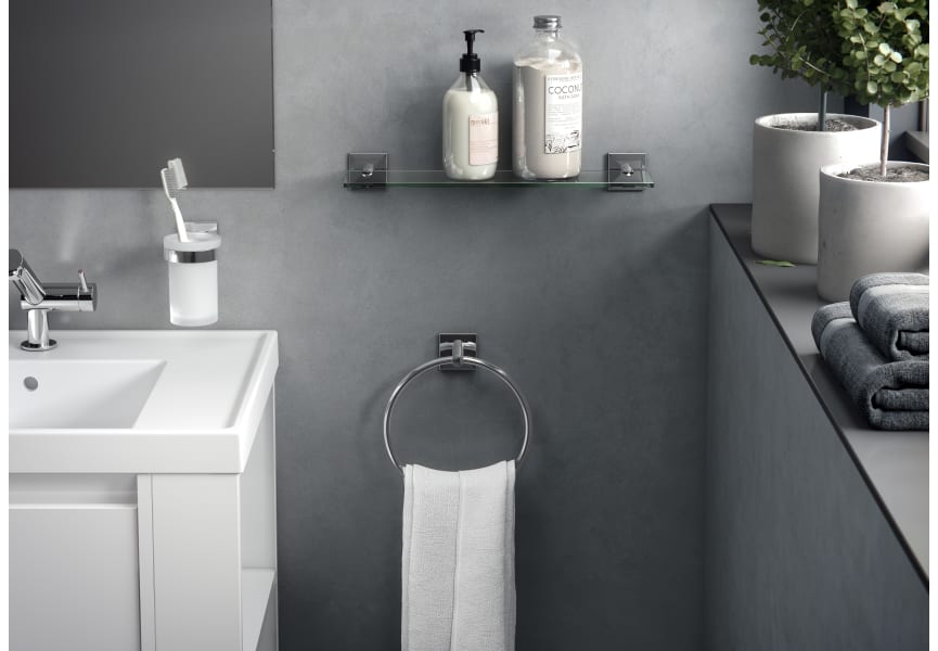 Toallero aro de baño Square Duo Cosmic ambiente 1
