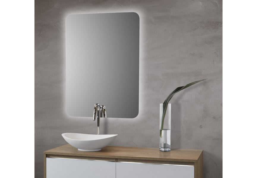 Espejo de baño con luz LED Drako Bruntec principal 2