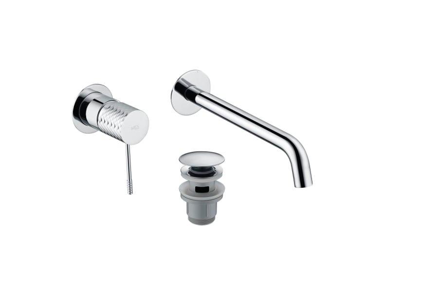 Pack grifo de lavabo empotrado Imex Génova + Válvula click-clack principal 0
