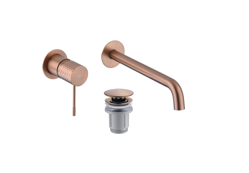 Pack grifo de lavabo empotrado Imex Génova + Válvula click-clack principal 3