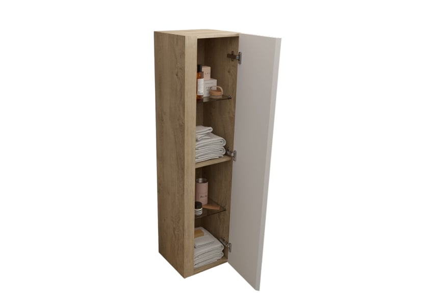 Columna de baño Lambda frente textura dune Coycama detalle 15