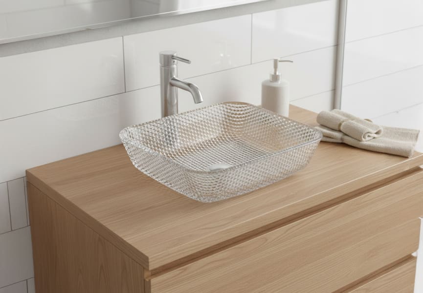 Lavabo sobre encimera Glow Bruntec ambiente 4