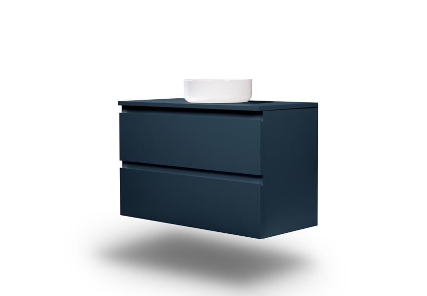 Mueble de baño MDF lacado con encimera de madera Vilma Bruntec principal 16