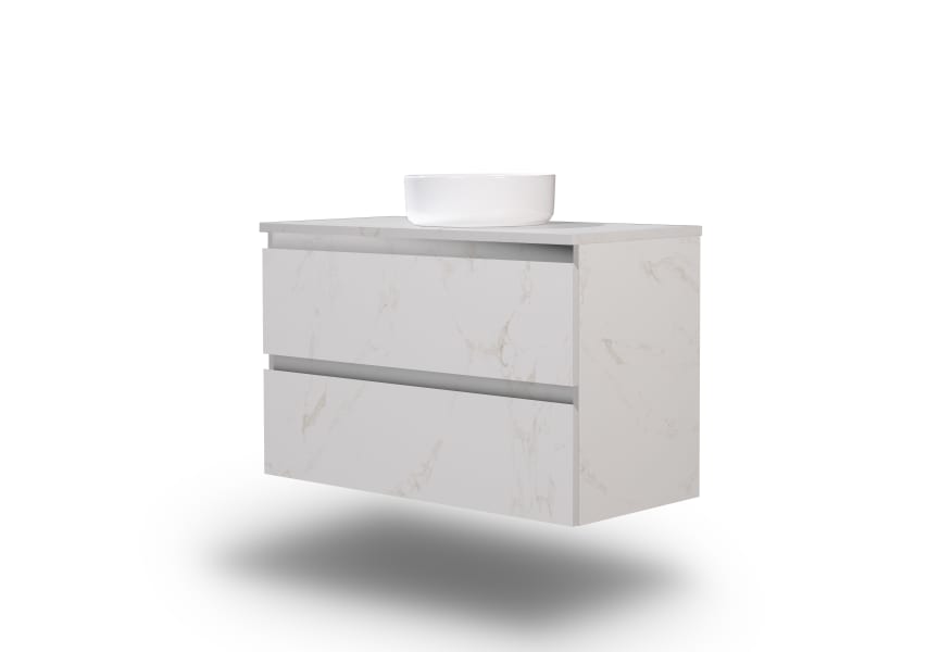 Mueble de baño MDF lacado con encimera de madera Vilma Bruntec principal 20