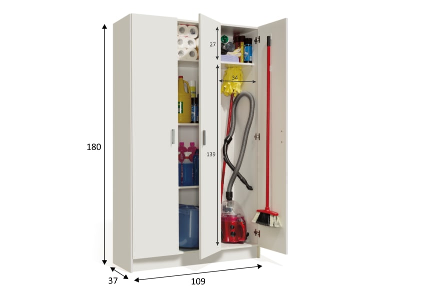 Armario multiusos de baño USE Bruntec croquis 6