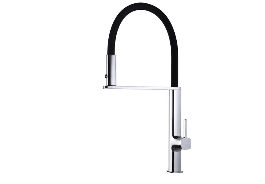 Grifo de baño monomando negro mate IMEX: diseño moderno y