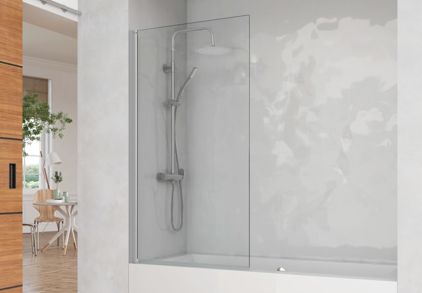 Mampara de bañera Aura Bruntec principal 1