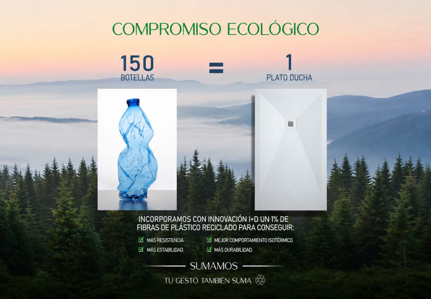 Platos de ducha de resina Design TOP Bruntec detalle 24