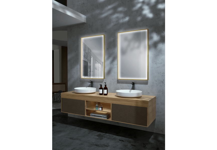 Espejo de baño con luz LED Ability Ledimex ambiente 3