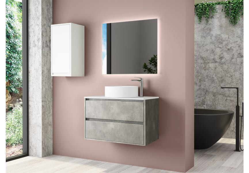 Mueble de baño con encimera de Solid Surface Boston Bruntec principal 4