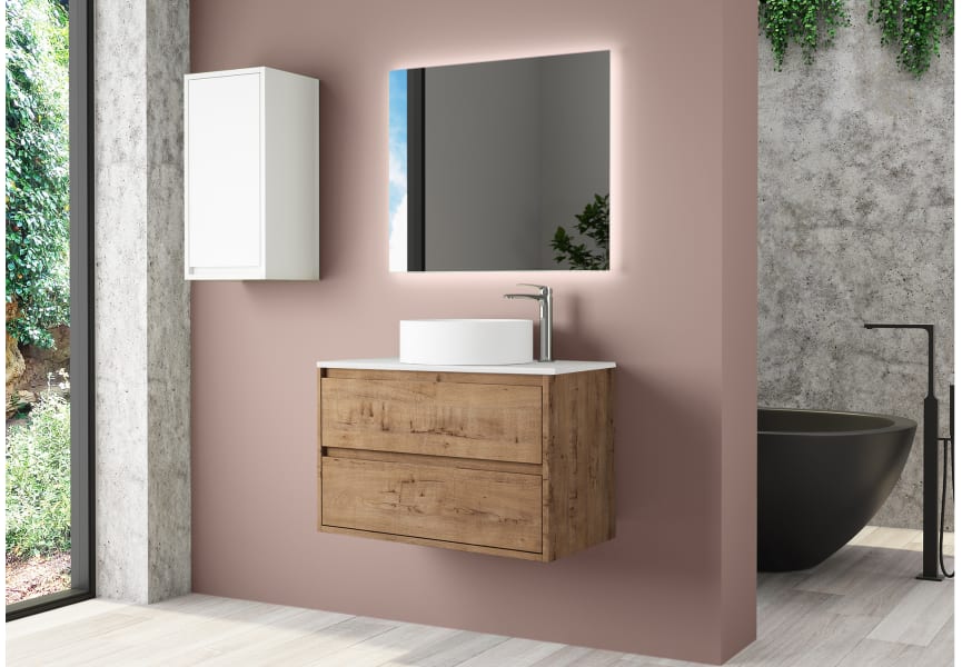 Mueble de baño con encimera de Solid Surface Boston Bruntec principal 0