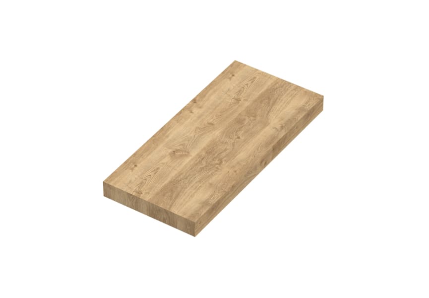 Mueble de baño con encimera de madera Landes Coycama principal 1