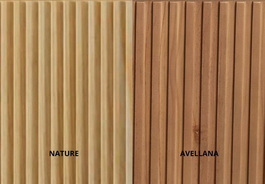 Mueble de Baño de madera maciza a medida con encimera de madera Alpes 1 Bruntec detalle 6