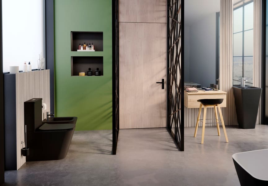 Inodoro compacto Florencia Fossil Natura ambiente 3