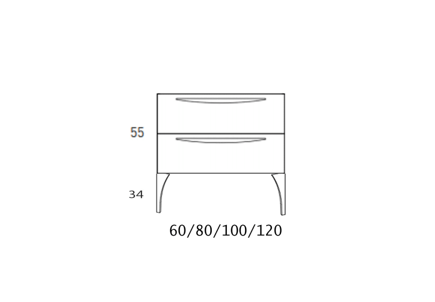 Mueble de baño Arco Visobath croquis 10