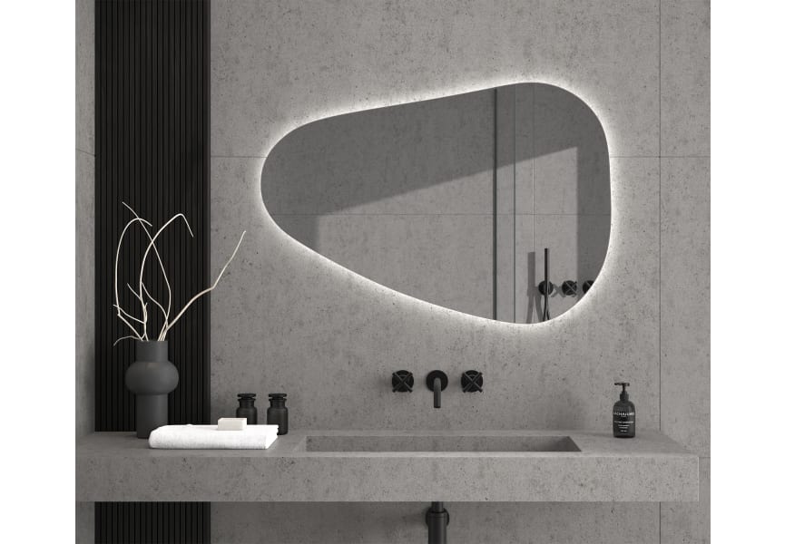 Espejo irregular luz LED Arequipa de Eurobath principal 0
