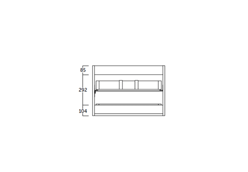 Mueble de baño Landes Coycama Croquis 7