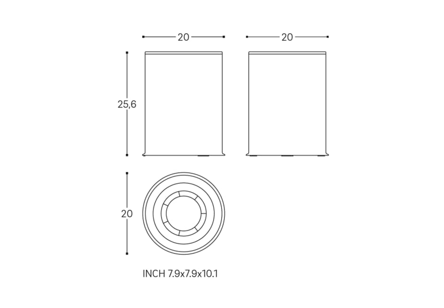 Papelera de baño Architect S+ Cosmic croquis 7