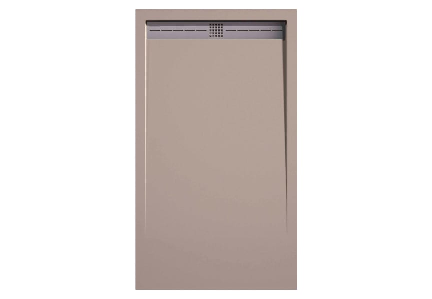 Plato de ducha rectangular 120x80 Ares Stone Nox Beige