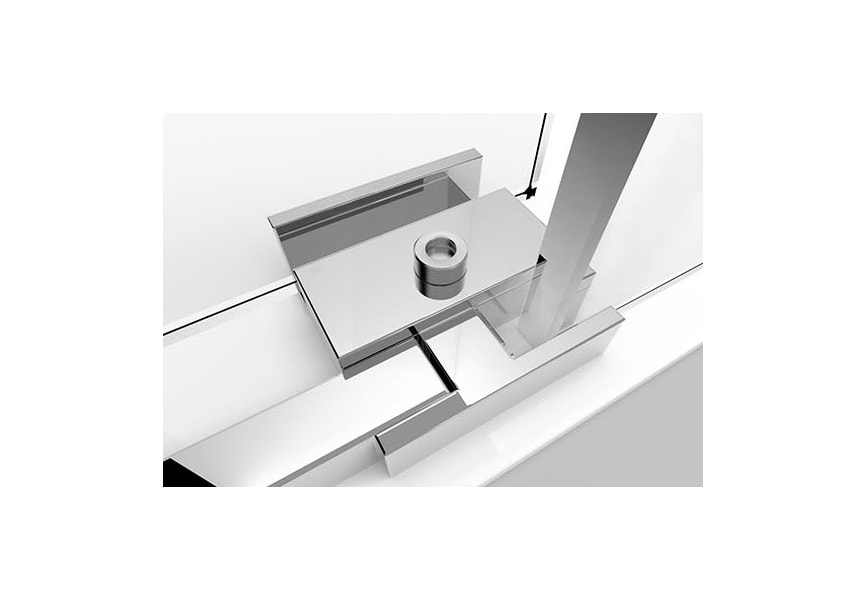 Mampara de ducha Meissa de Bruntec detalle 1