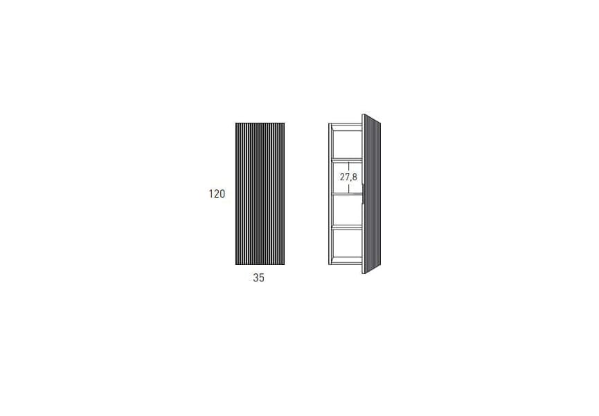 Columna de baño Bari Visobath Croquis 2