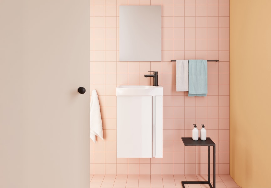 Conjunto completo mueble de baño fondo reducido 34 cm Elegance Royo principal 2