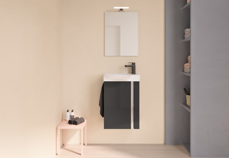 Conjunto completo mueble de baño fondo reducido 34 cm Elegance Royo principal 0