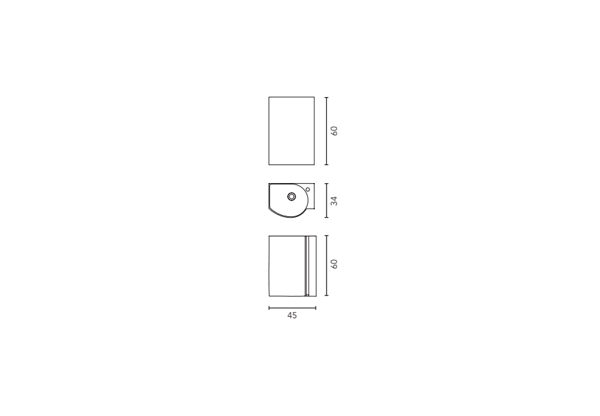 Mueble de baño Elegance - Fondo Reducido - 34 cm 