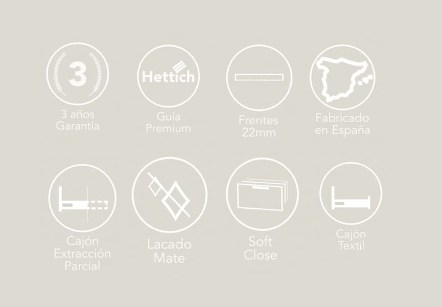 Conjunto mueble de baño Lombok Bruntec opción 4