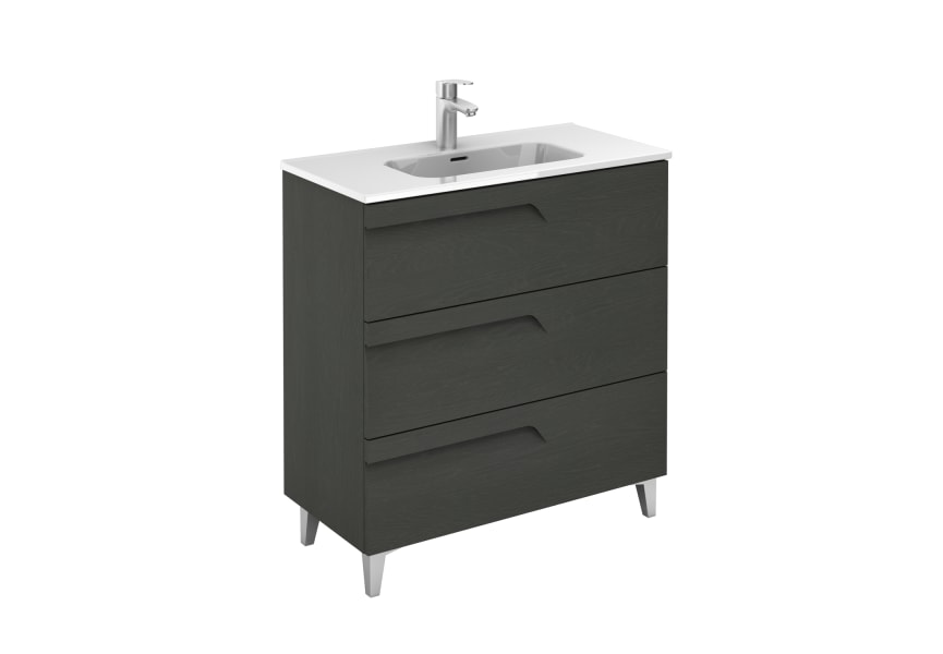 Conjunto mueble de baño fondo reducido 39 cm Vitale Royo 3d 14