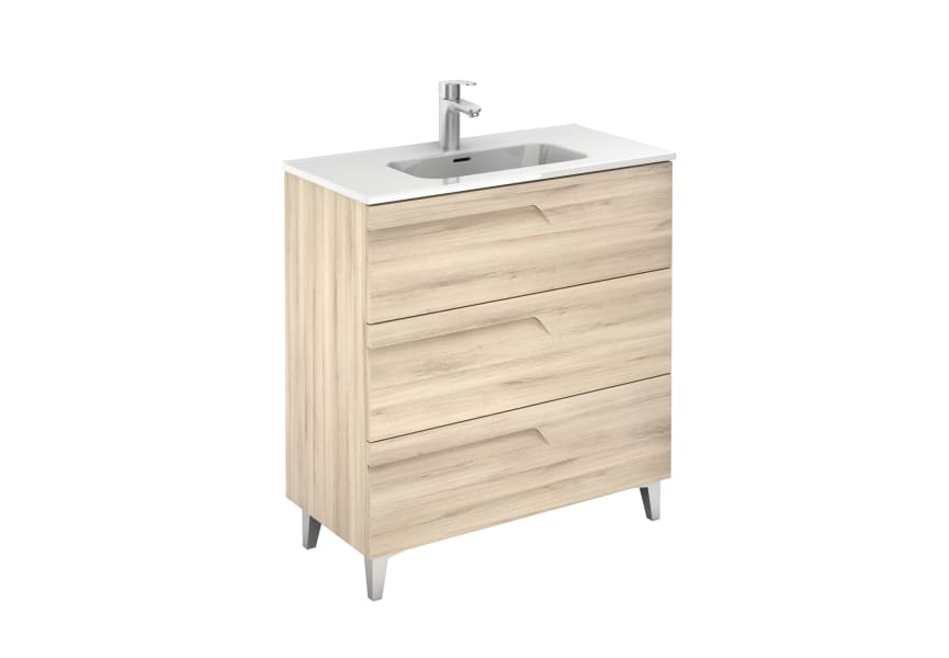 Conjunto mueble de baño fondo reducido 39 cm Vitale Royo 3d 15