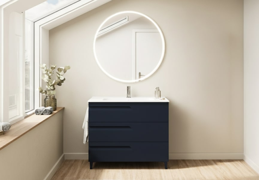 Conjunto mueble de baño fondo reducido 39 cm Vitale Royo principal 5