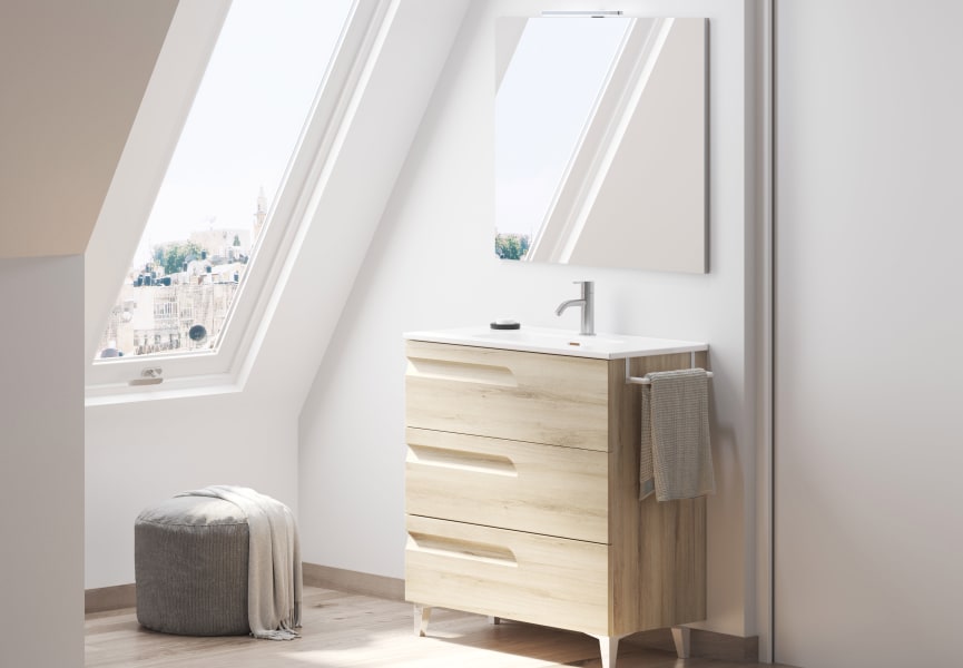 Conjunto mueble de baño fondo reducido 39 cm Vitale Royo principal 0