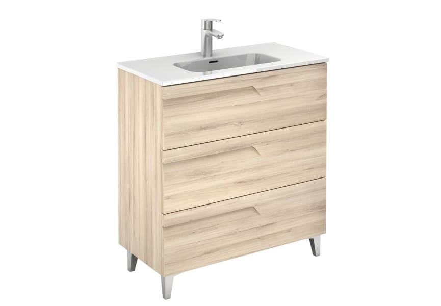 Conjunto mueble de baño fondo reducido 39 cm Vitale Royo 3D 12