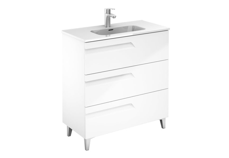 Conjunto mueble de baño fondo reducido 39 cm Vitale Royo 3D 13