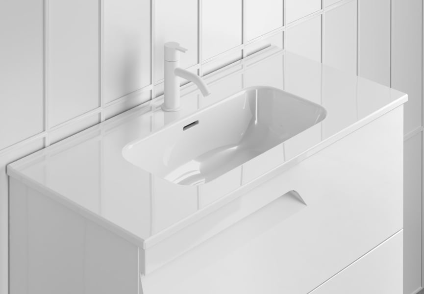 Conjunto mueble de baño fondo reducido 39 cm Vitale Royo detalle 10