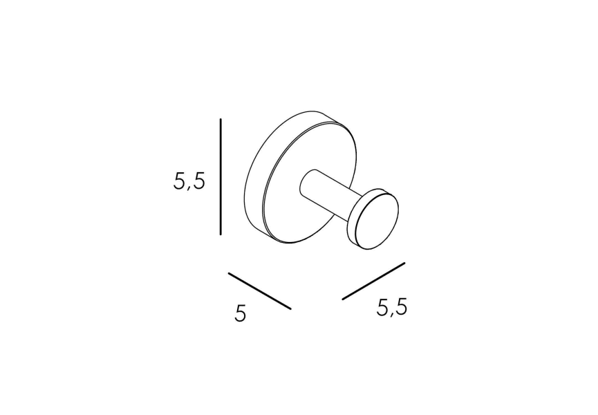Percha de baño Eco 6500 Manillons Torrent croquis 8