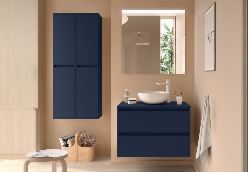 Mueble de baño con encimera de madera Noja Salgar principal 6