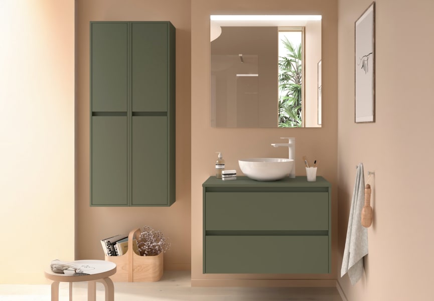 Mueble de baño con encimera de madera Noja Salgar principal 8