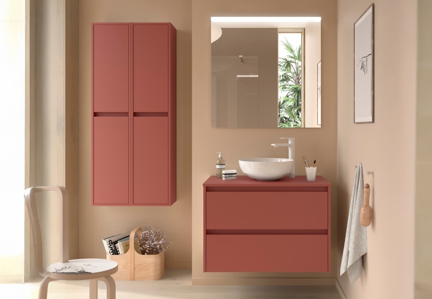 Mueble de baño con encimera de madera Noja Salgar principal 5