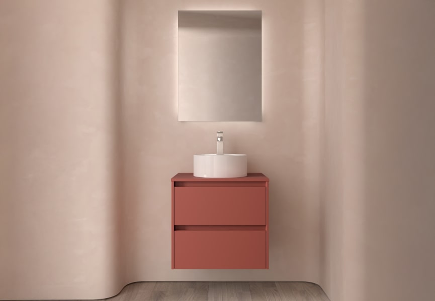 Mueble de baño con encimera de madera Noja Salgar ambiente 14