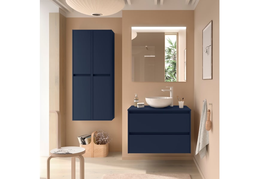 Conjunto mueble de baño con encimera de madera Noja Salgar principal 6