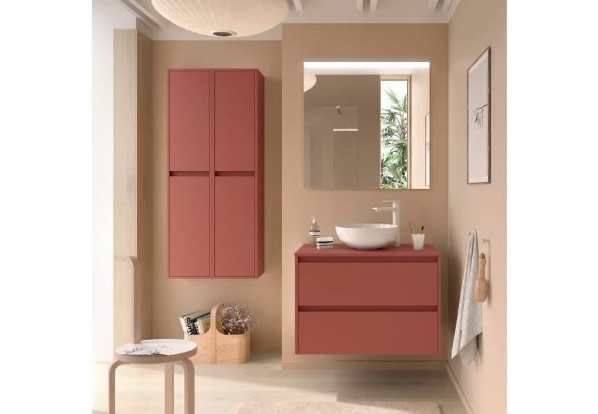 Conjunto mueble de baño con encimera de madera Noja Salgar principal 8