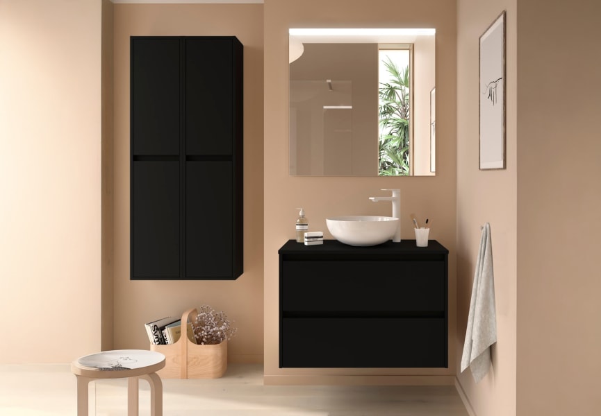 Mueble de baño con encimera de madera Noja Salgar principal 7