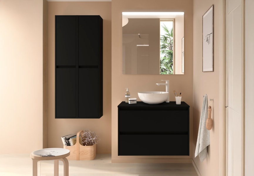 Mueble de baño con encimera de madera Noja Salgar principal 7