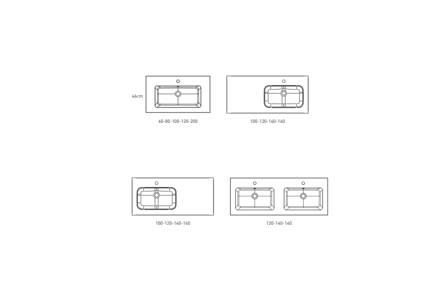 Lavabo encastrado Hasvik croquis 2