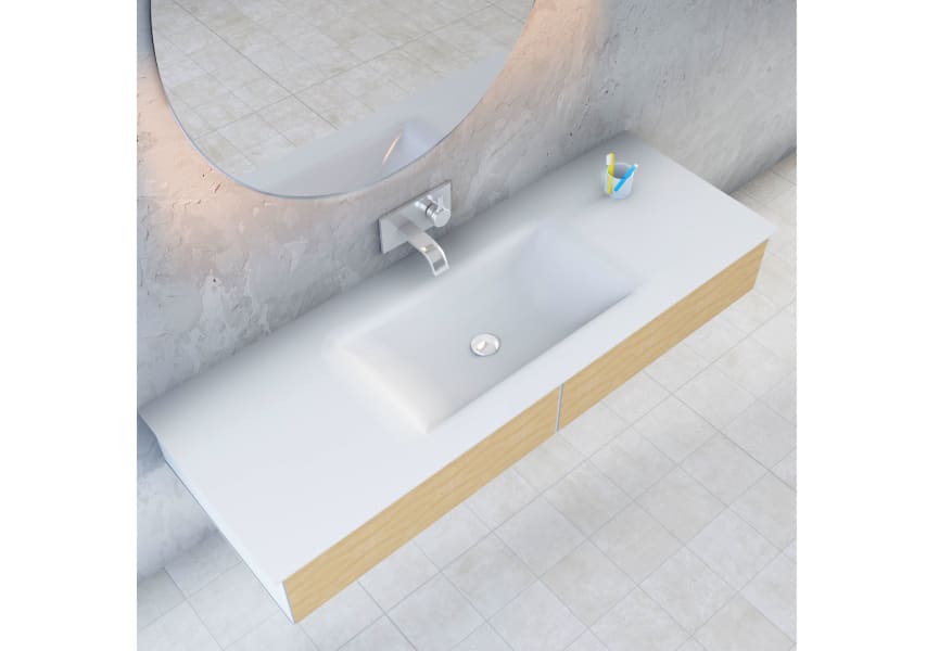 Lavabo encastrado Italia Bruntec ambiente 1