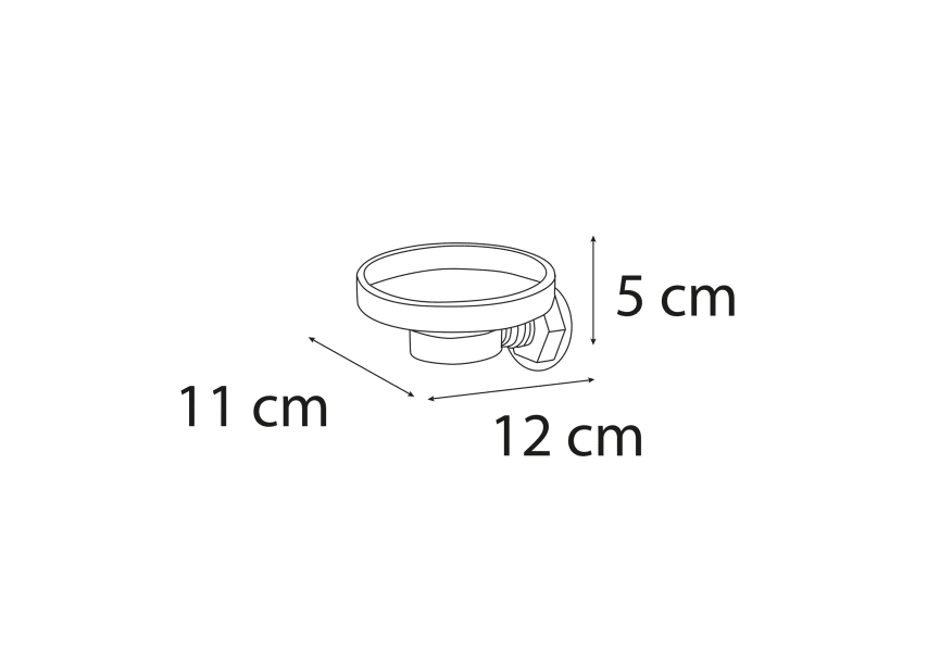 Jabonera de baño Intro de Mediterranea de baño croquis 1