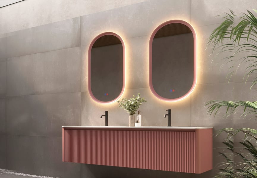 Espejo de baño con luz LED Milano Ledimex principal 1