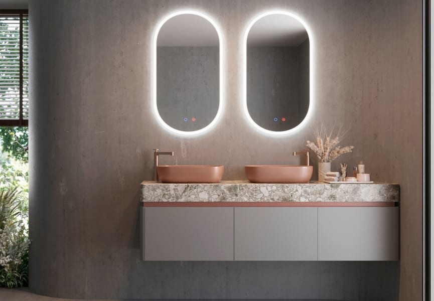Espejo de baño con luz LED Canadá Ledimex principal 1